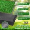 4FTX10FT Outdoor Artificial Grass Runner Rug, Thick Realistic Fake Grass Roll Decor Patio Balcony Garden Lawn, Dog Pets Turf Drain Mat, 1.38" Pile Hei