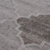 4X6 White/Grey /Trellis Indoor/Outdoor Area Rug