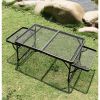 Outdoor Folding Picnic Table Grill Camping Table, 4-6 Person Portable Roll up Aluminum Table,Quick Setup in 1-5 Minutes, for Picnic, Garden, Patio, Di
