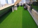 3FTX10FT Outdoor Artificial Grass Runner Rug, Thick Realistic Fake Grass Roll Decor Patio Balcony Garden Lawn, Dog Pets Turf Drain Mat, 1.38" Pile Hei