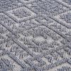 5X7 White/Gray /Traditional Indoor/Outdoor Area Rug