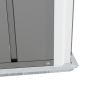 Patio, Lawn & Garden,5*3FT Outdoor Storage Shed ,Tool Shed with Sloping Roof and Lockable Door,Metal Shed for Backyard Garden Patio Lawn, Grey
