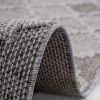 4X6 White/Grey /Trellis Indoor/Outdoor Area Rug