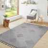 4X6 White/Grey /Trellis Indoor/Outdoor Area Rug