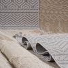 4X6 White/Grey /Trellis Indoor/Outdoor Area Rug