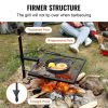 VEVOR Swivel Campfire Grill, Fire Pit Grill Grate over Fire Pits, Heavy Duty Steel Grill Grates, 360° Adjustable Open Fire Outdoor Cooking Equipment