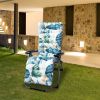 67x22in Chaise Lounger Cushion Recliner Rocking Chair Sofa Mat Deck Chair Cushion