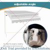 Outdoor Canopy Feet Manual Retractable Patio Door Window Gazebos 13x8 Sunshade Shelter Gazebos